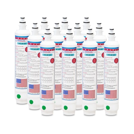 American Filter Co AFC Brand AFC-RF-G3, Compatible to GE RPWF Refrigerator Water Filters (12PK) Made by AFC RPWF-AFC-RF-G3-12-70339